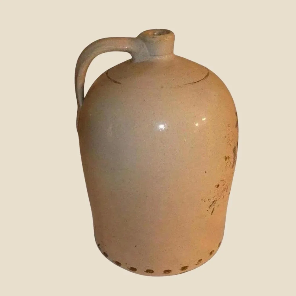 Antique E.S. & B NEW BRIGHTON, PA Stoneware 3 Gallon CROCK JUG‎